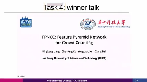 VLR组研究生在欧洲计算机视觉会议获得密集人群计数比赛冠军